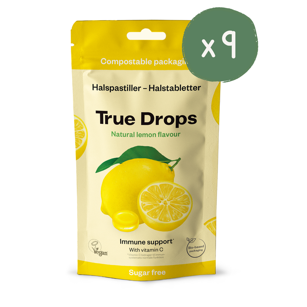 TrueDrops Lemon Cough Drops