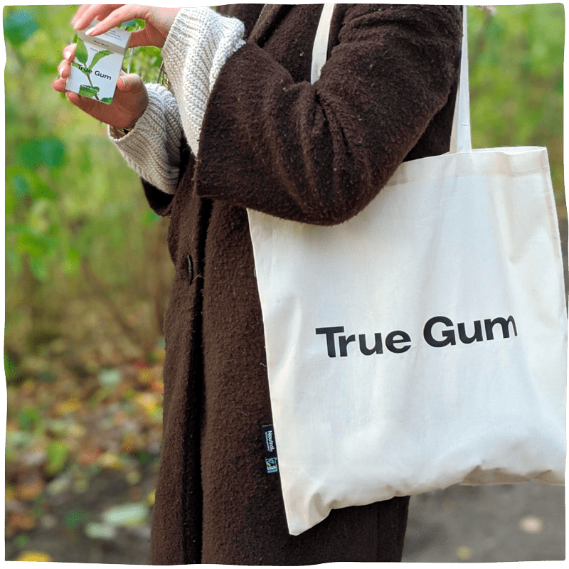 Tote Bag True Gum plastic free gum