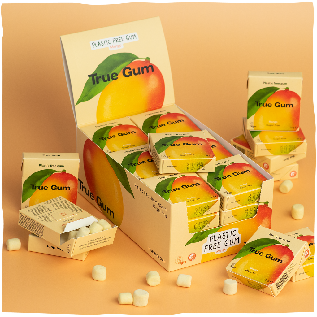 True Gum Mango sugar free gum