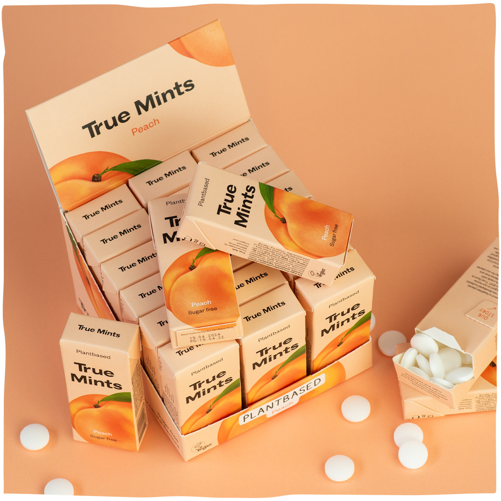 True Mints Peach Plantbased Pastilles